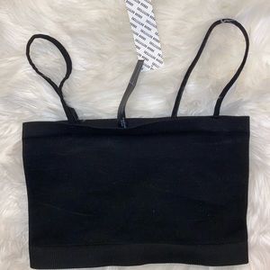Urban Outfitters Black Cropped Tank